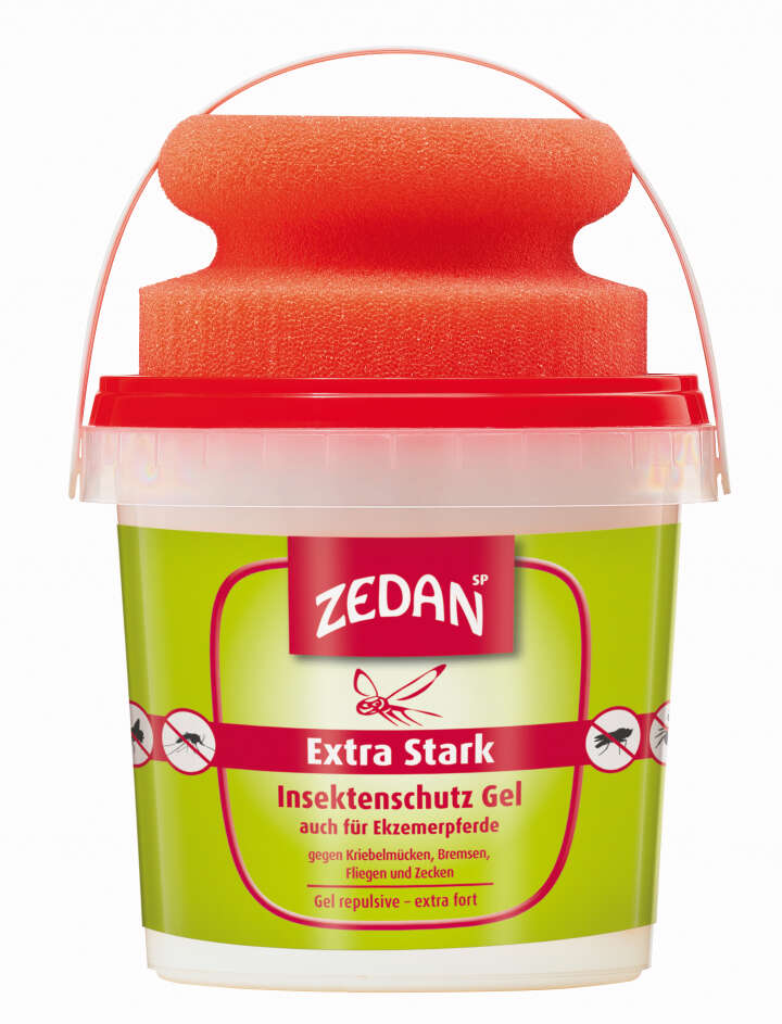 ZEDAN Pferde Insektenschutz Extra Stark Gel